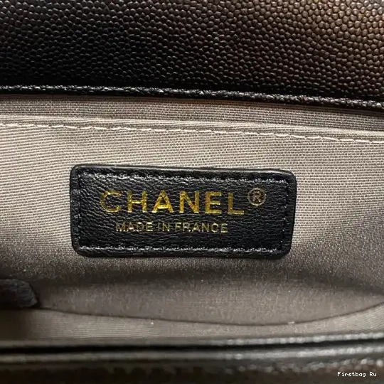 First Bag Ru SMALL BOY BAG MESSENGER CHANEL  0509